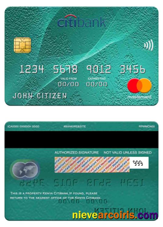 Kenya Citibank mastercard